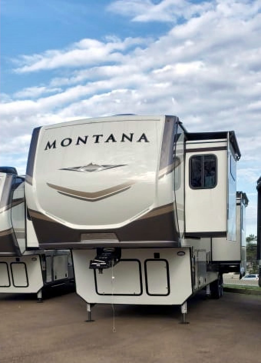 Exterior of a Keystone Montana fifth wheel